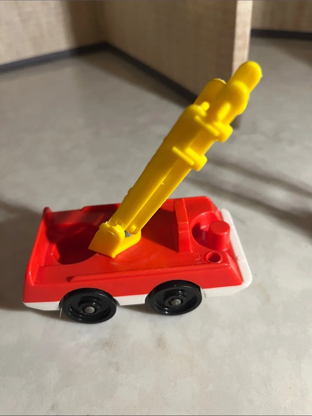 Vintage Fisher Price Little People Fireman & Fire Truck and Fire dog